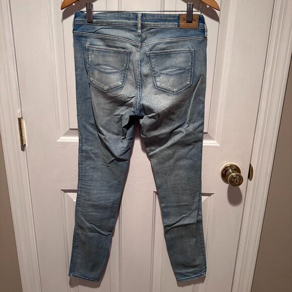 Abercrombie & Fitch Skinny Ankle Jeans Women's 6R W28 L29 - Picture 3 of 3